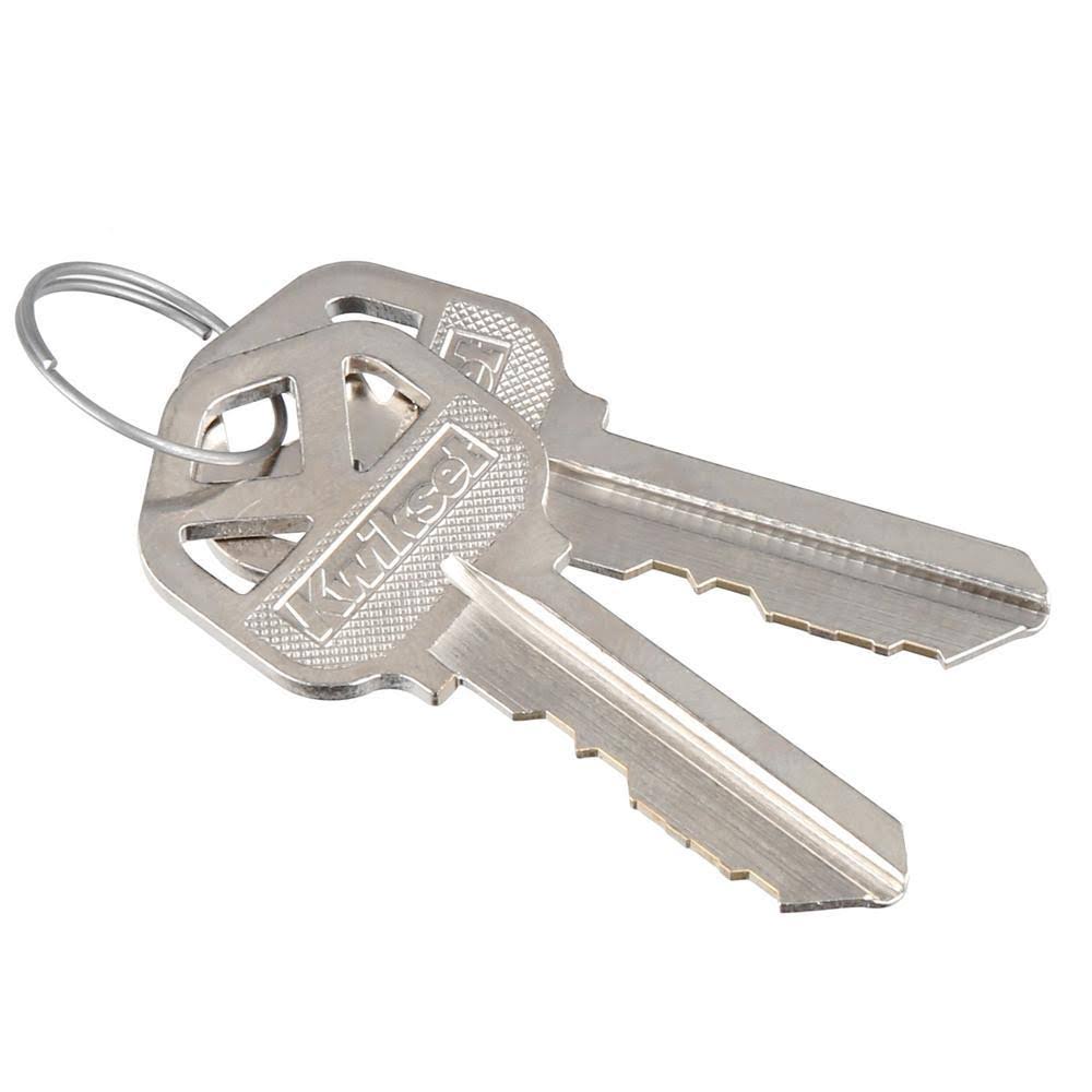 Satin Nickel Single-Lock Keyed Entry Door Handleset J5134