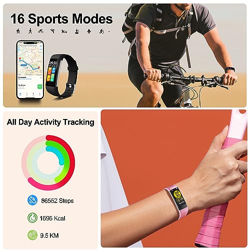 Fitness Tracker with Heart Rate Monitor, IP68 N27075