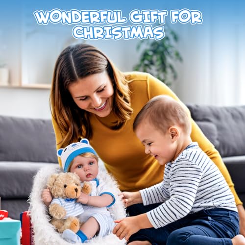 22 inch Lifelike Baby Doll with Feeding Accessories Doll Set Q96677