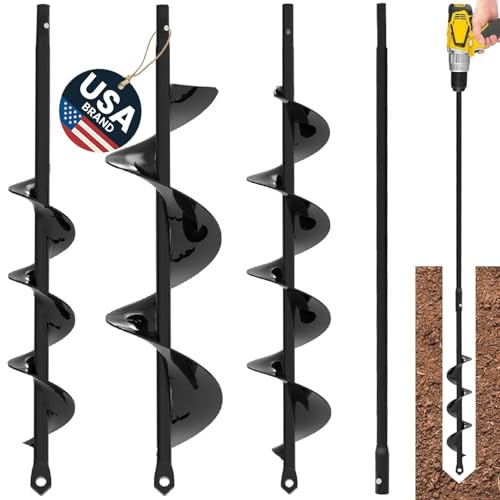 3 Pack Spiral Hole Planter Drill Bit with Extension Y95548