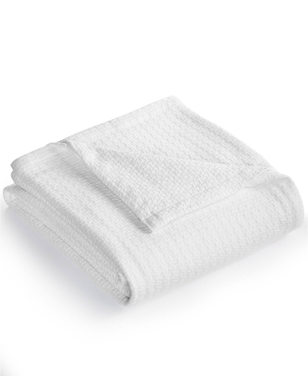 100% Cotton Full/Queen Blanket - White C773960