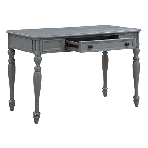 Antique White Writing Desk with Drawer H7897