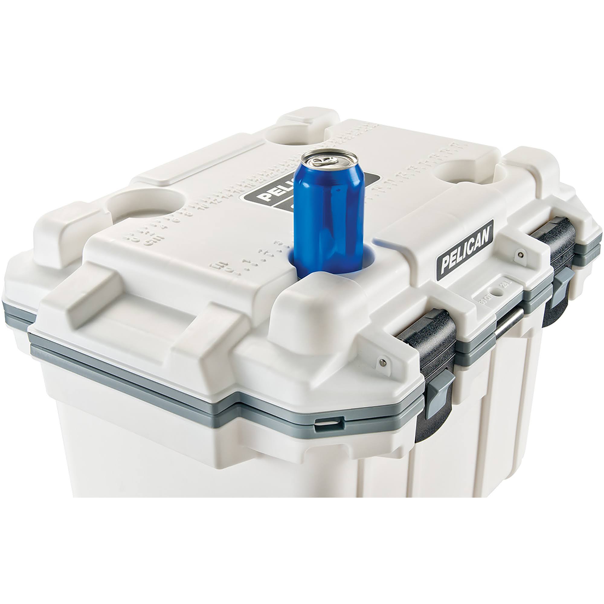 30-Quart White Gray Cooler M304787