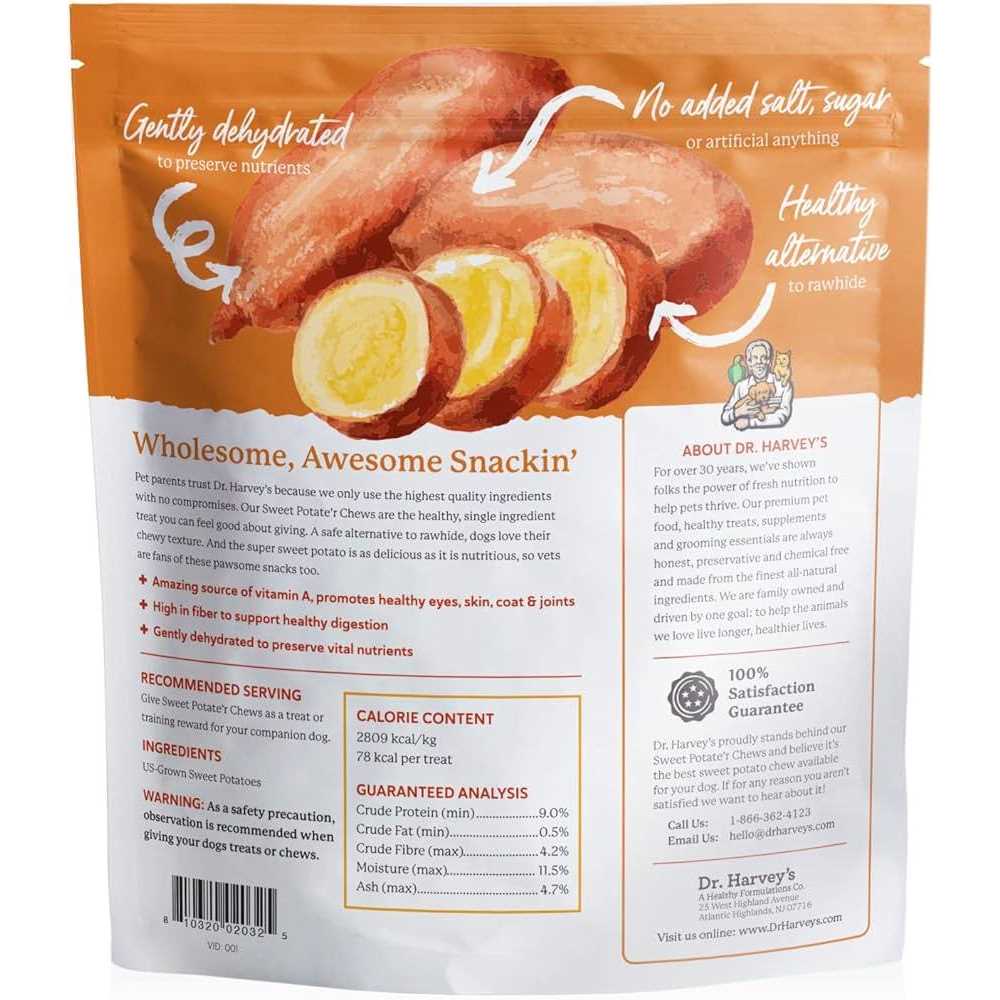 Sweet Potato Dog Treats F49940