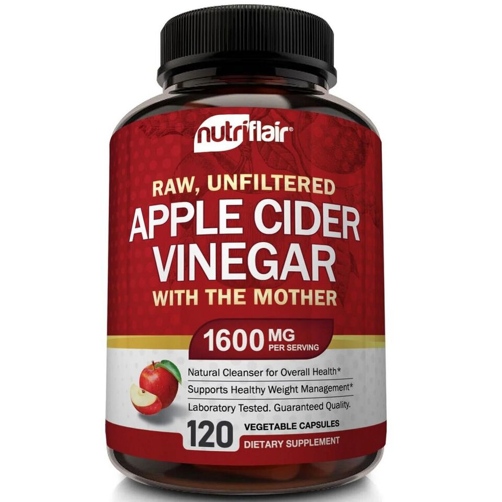 1600mg 120 Capsule Apple Cider Vinegar Capsules X482