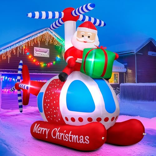 14 FT Santa Claus Inflatable Outdoor Decoration with Gift Bag and Built-in LED Lights E7011