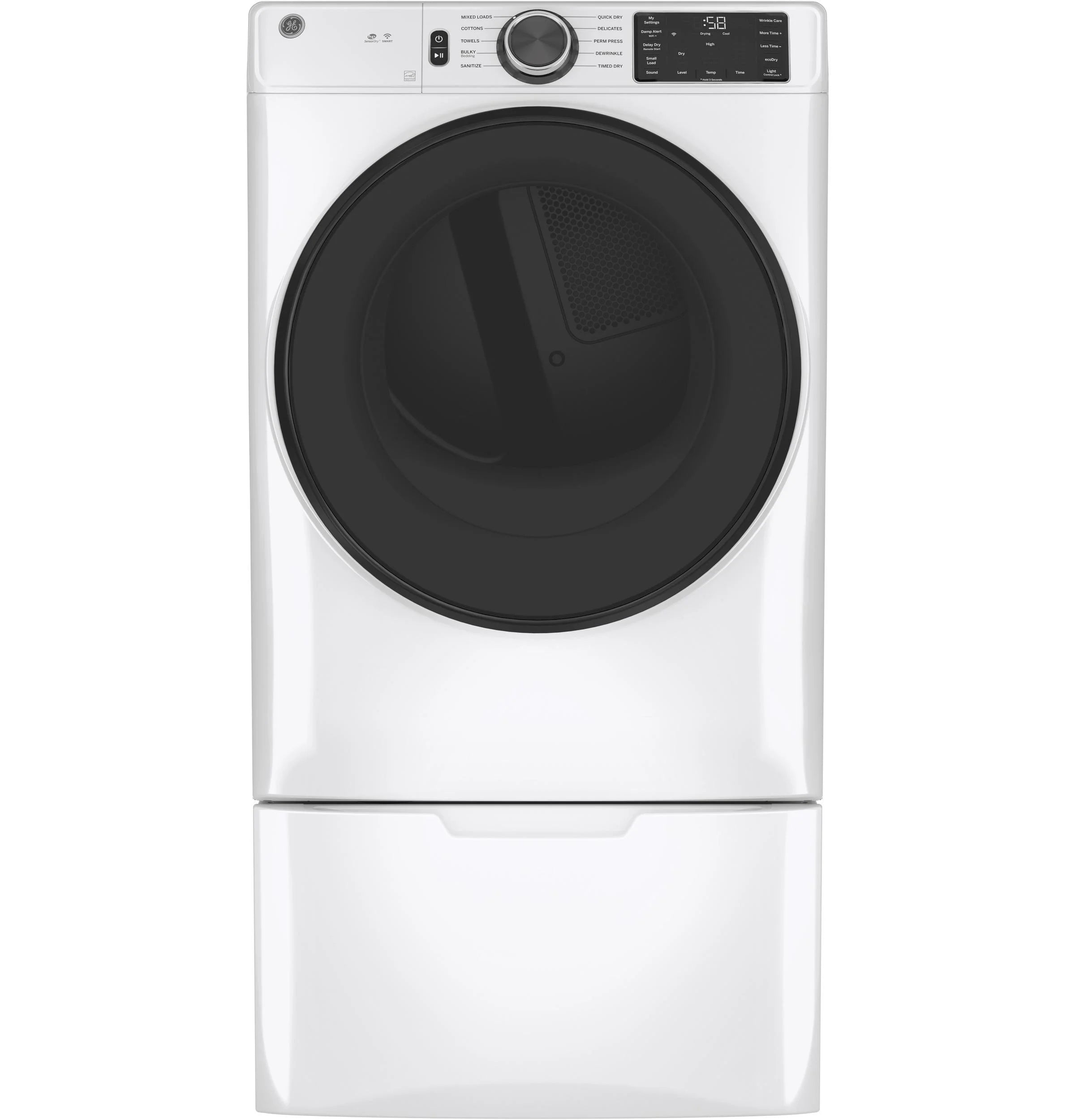 28" Wide 7.8 Cu Ft. White Gas Dryer F22618