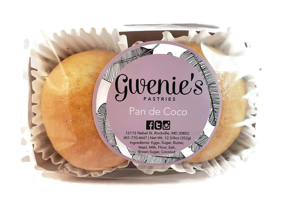 4 Pack Pan De Coco (2 Pieces Per Pack) J6696