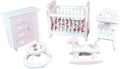 Pink & White Nursery Furniture Set E416633