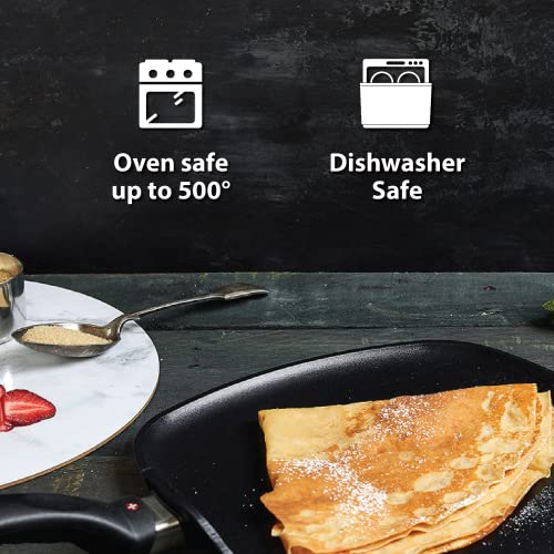 8 Inch Nonstick Diamond Coated Aluminum Frying Pan with Lid D672431