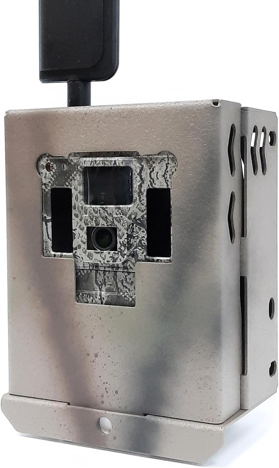 Dual Blackout IR Trail Camera with Security Lock Box, Locking Cable, Solar Panel Charger and 32GB Micro SD P5498