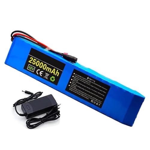 48V 25Ah Electric Bike Lithium-Ion Battery Pack with 54.6V 2A Charger U438