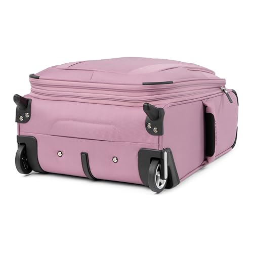 Burgundy Softside Expandable 2 Wheel Carry On Luggage Q39530