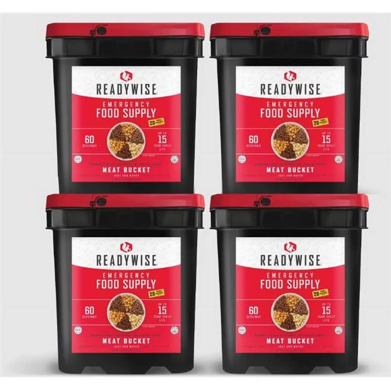 240 Serving Freeze Dried Meat Buckets F404783