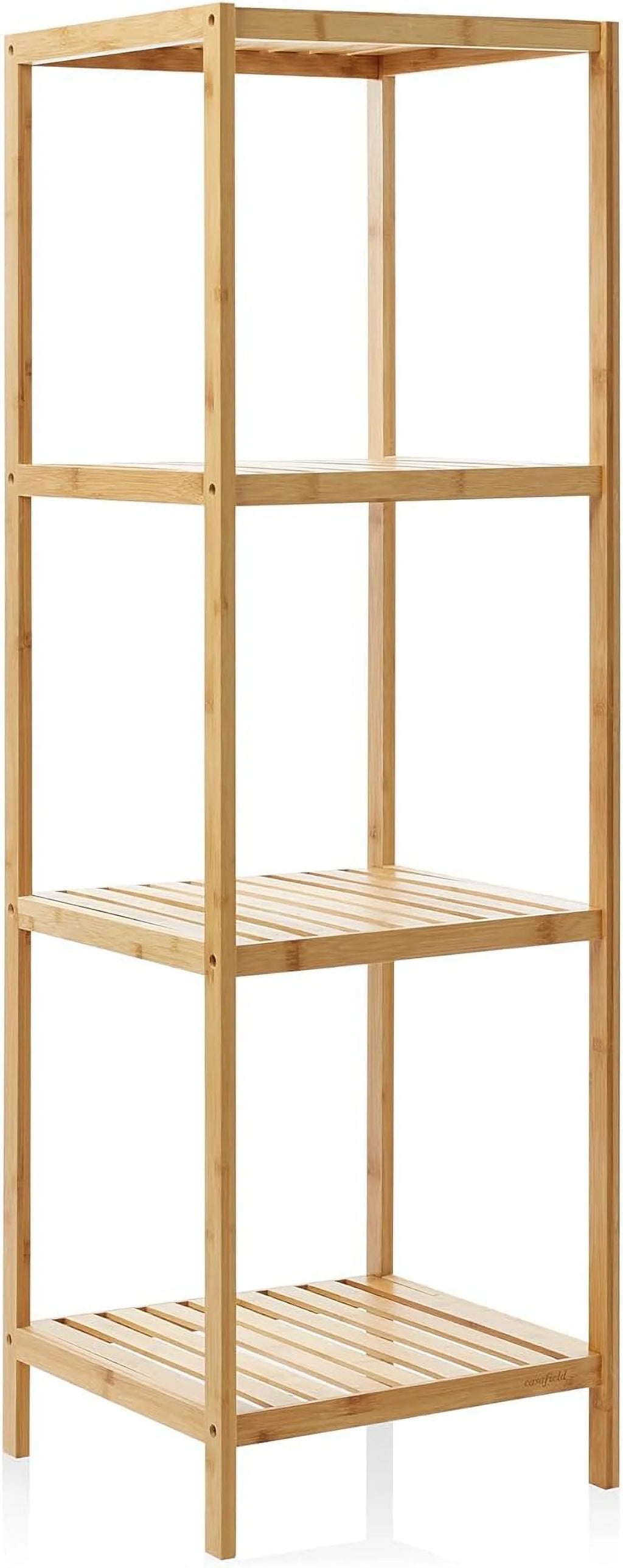 Bamboo Shelf Shelving Storage Unit C83986