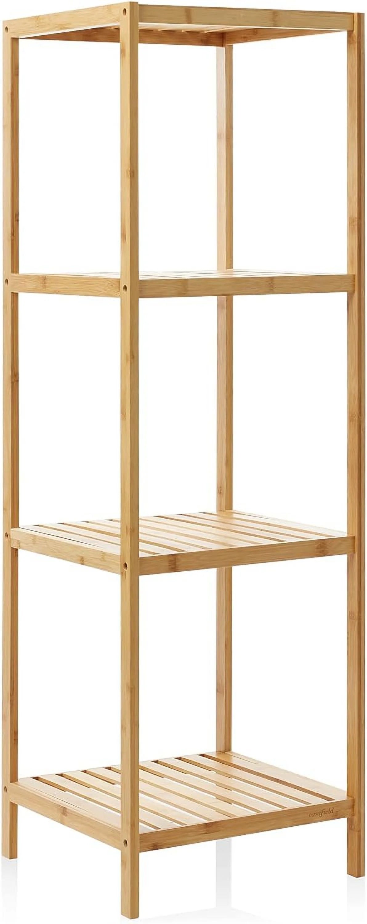 Bamboo Shelf Shelving Storage Unit C83986