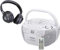 Portable AM FM CD and Cassette Player Boombox D482