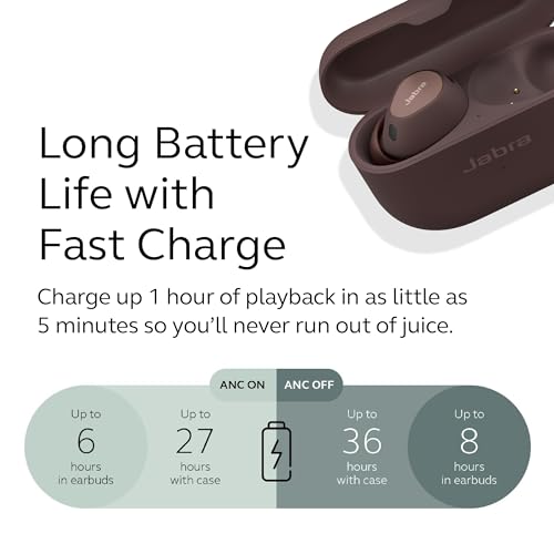 Caramel Wireless Bluetooth Earbuds with Active Noise Cancellation A836