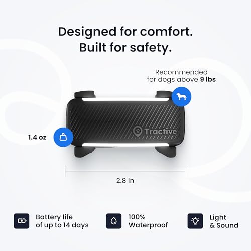 Black Dog GPS Tracker with Virtual Fence Z3886