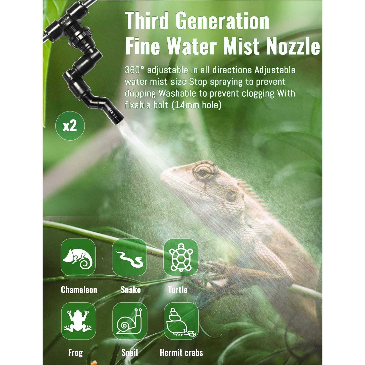 Reptile Misting System with Timer Q9640
