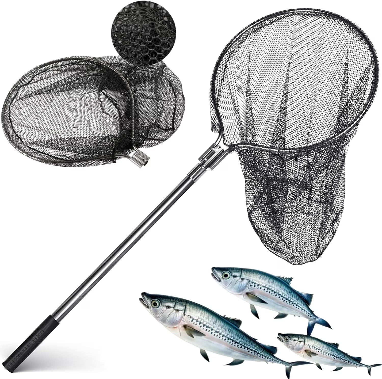 20 Inch Fishing Net with Telescoping Handle O6288