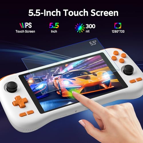 Retro Handheld Game Console with 5.5 Inch IPS Touch Screen I91888