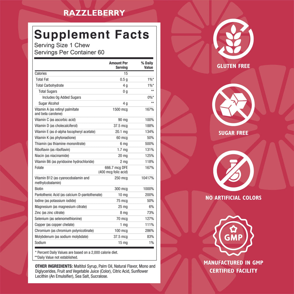 Bariatric Multivitamin Soft Chews, 180 count P4810