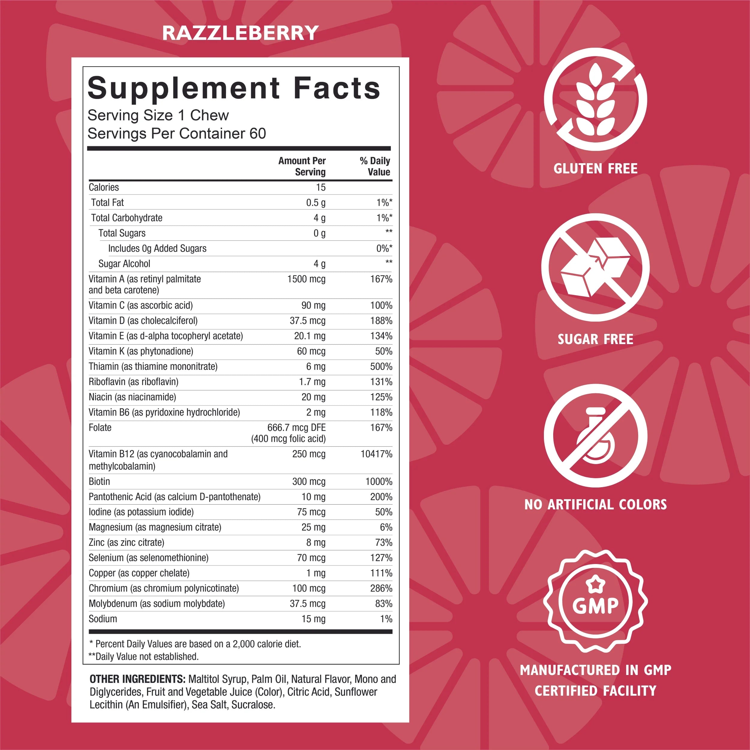 Bariatric Multivitamin Soft Chews, 180 count P4810