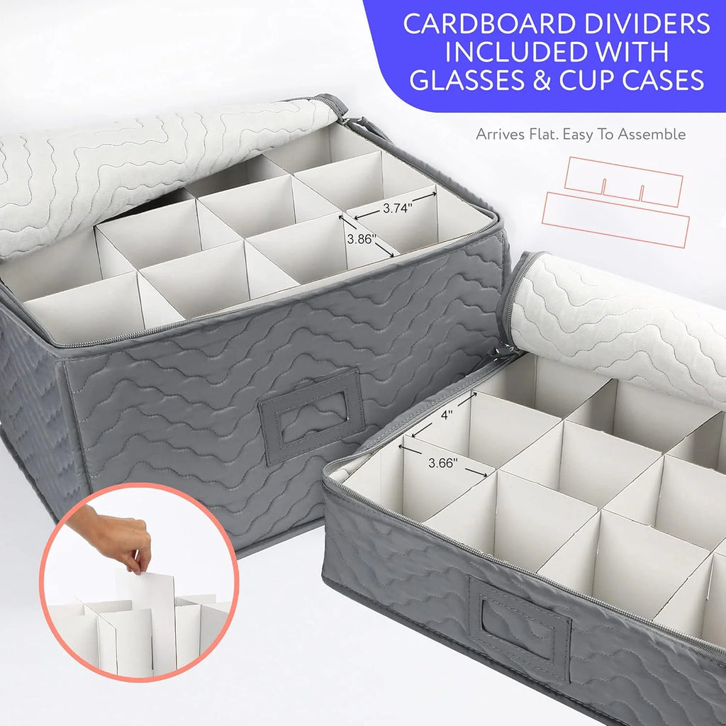 Quilted 6-Piece Storage Box Set C286