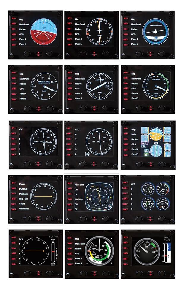 Pro Flight Instrument Panel W460