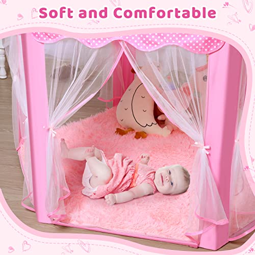 Princess Tent Playhouse with Star Lights, 55'' x 53'' S27882