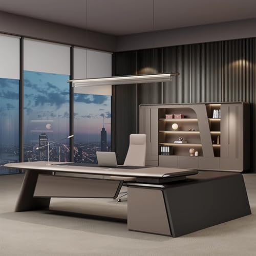 94.4" Executive Desk with Storage Cabinet and Drawer K248918