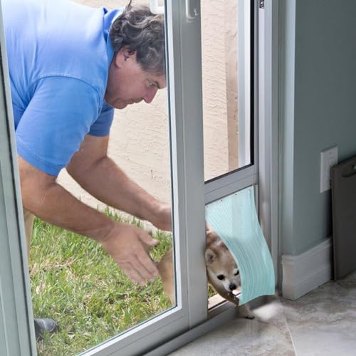 8 in x 4.9 ft Clear Plastic Vinyl Dog Door Flap O739