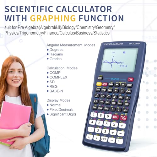 Pink 991ES MAX Foldable Scientific Calculator with Notepad 417 Function Solar Energy N11598