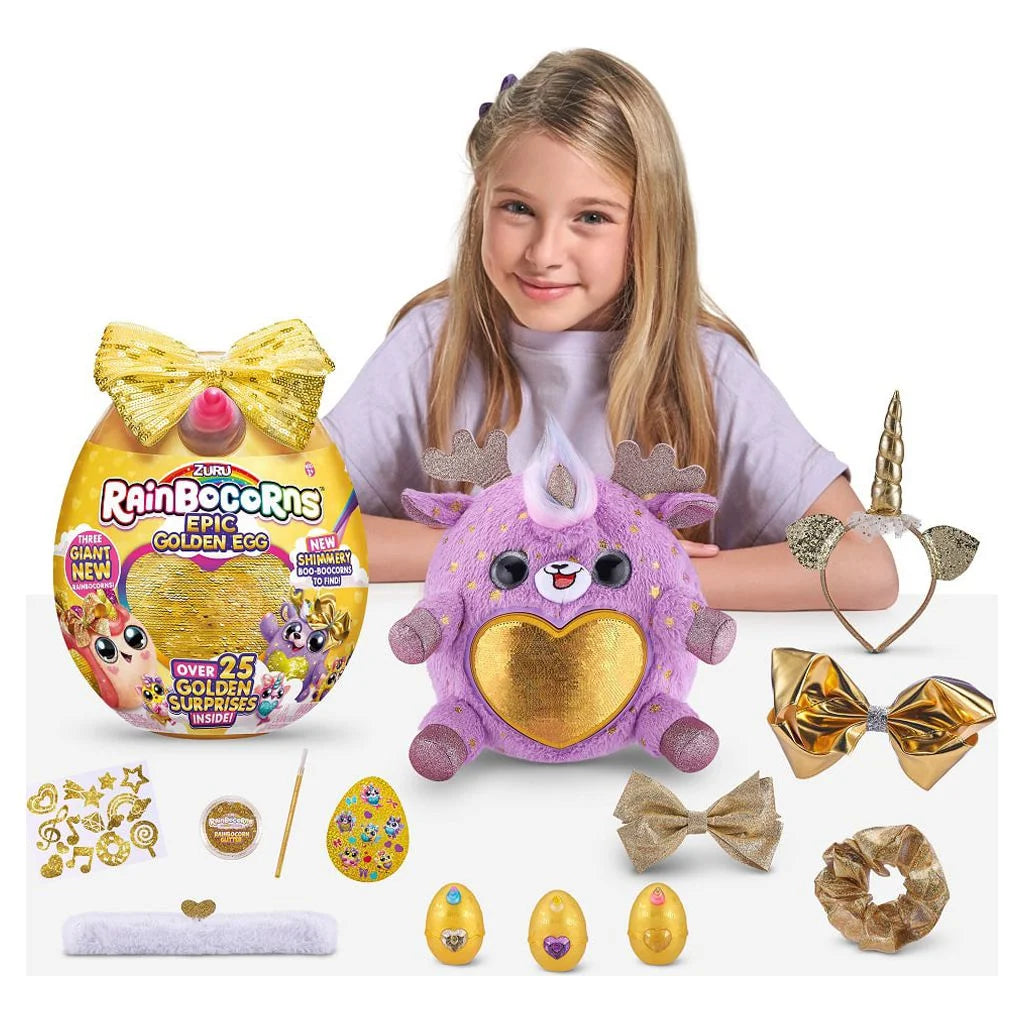 Epic Giant Golden Egg with over 25 Golden Surprises K340333