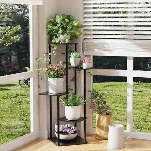 5 Tier Bamboo Plant Stand H341