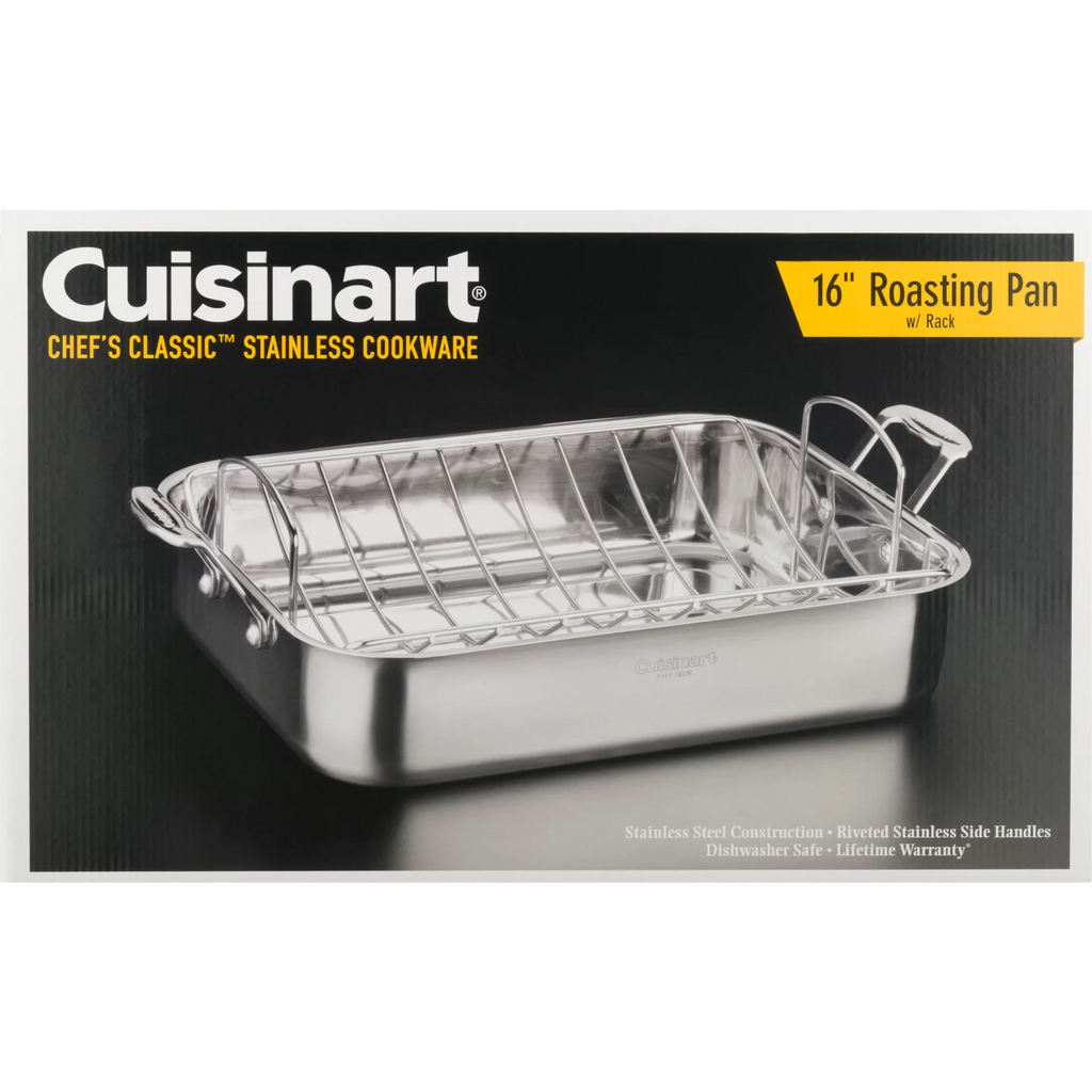 Stainless Steel 16" Roasting Pan with Rack Z2453