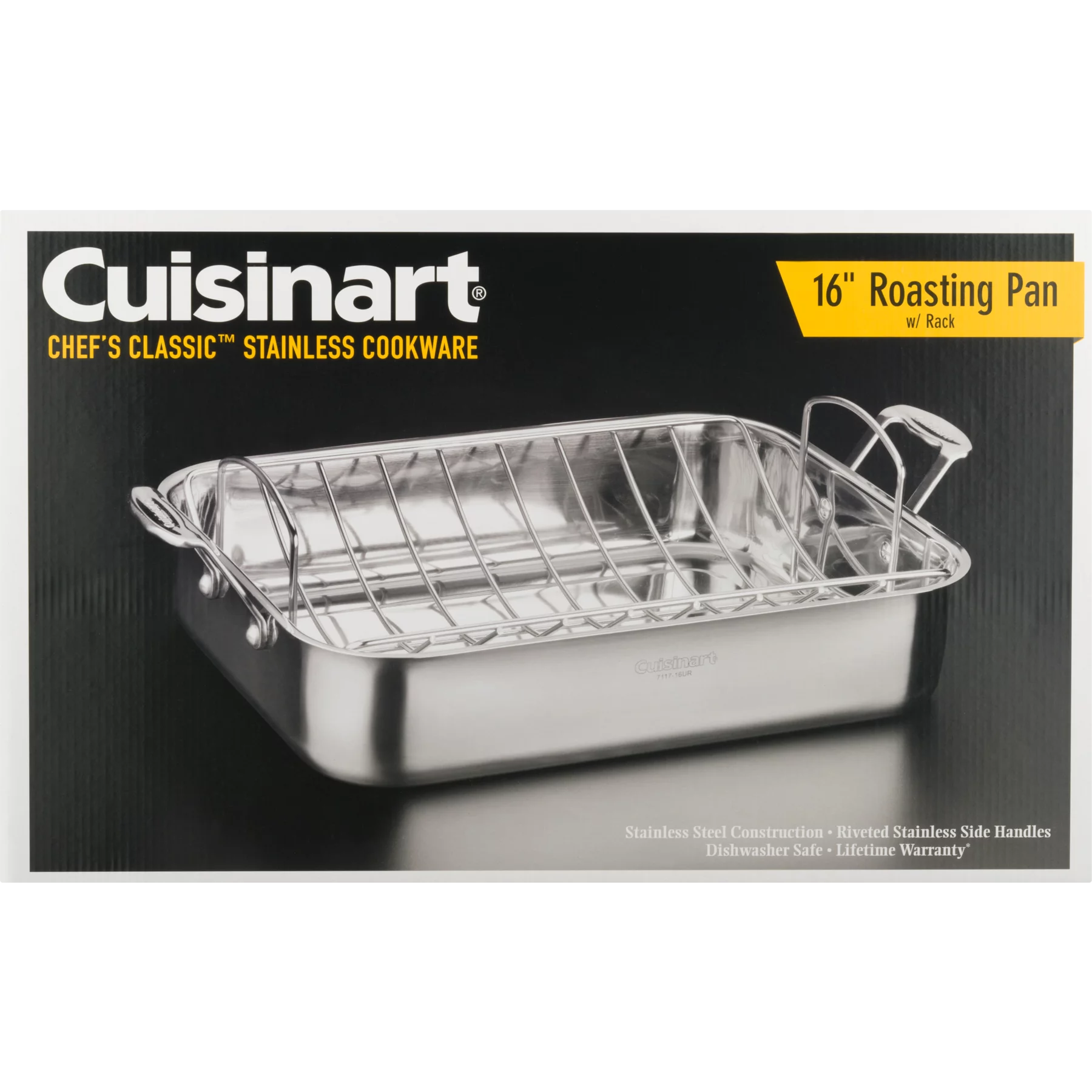 Stainless Steel 16" Roasting Pan with Rack Z2453
