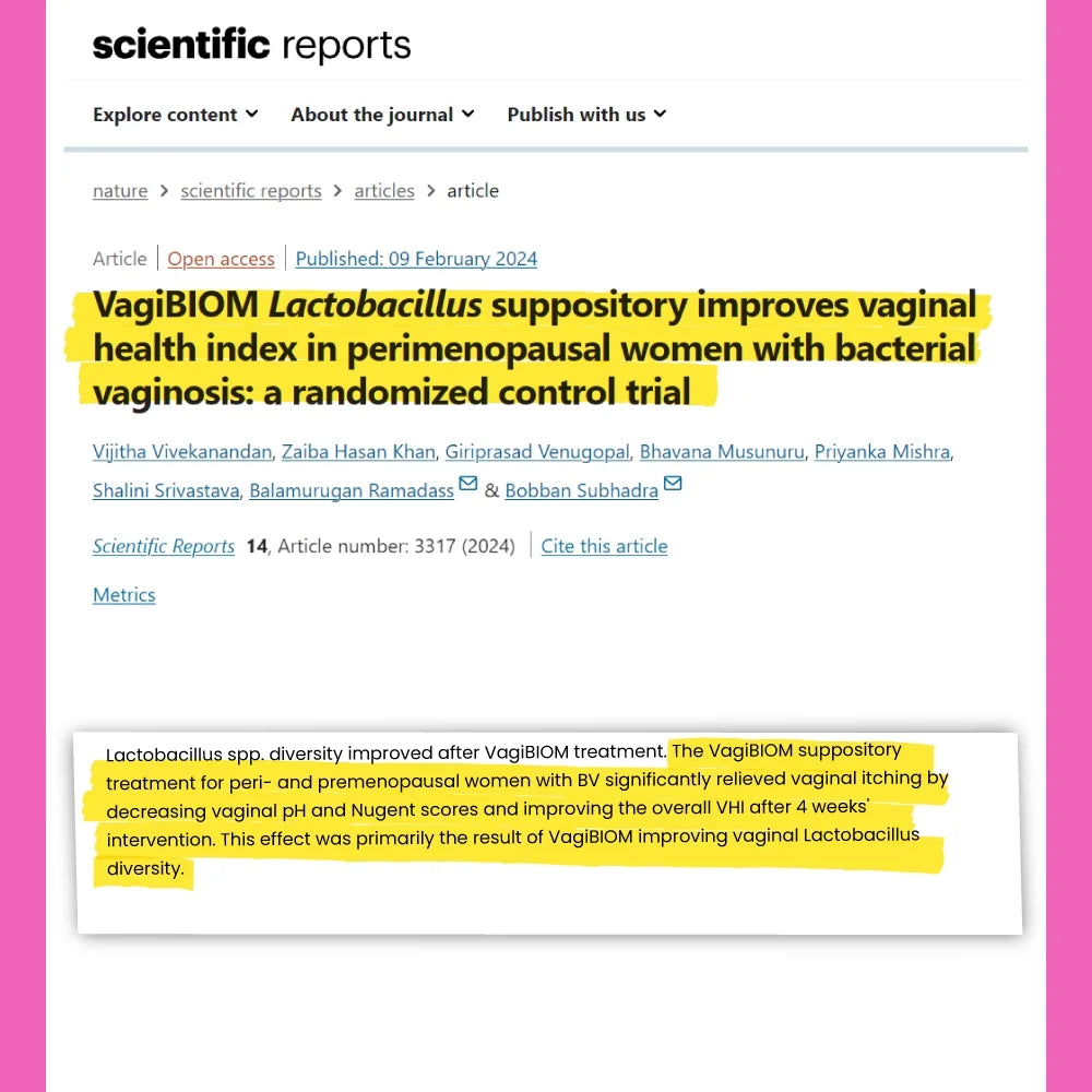 15 Count Vaginal Probiotic Suppository F254