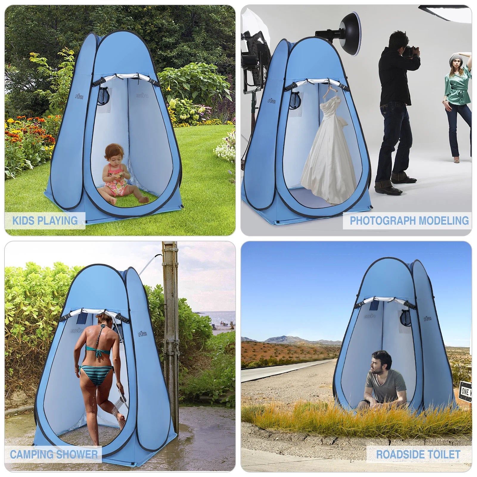 Pop Up Privacy Shelter Tent with Window Z902972