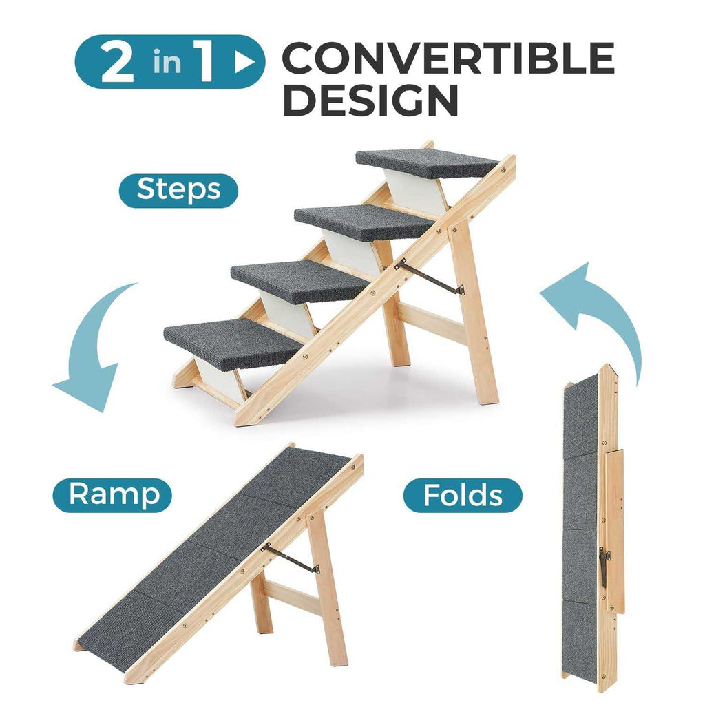 Wooden Pet Stairs W9230