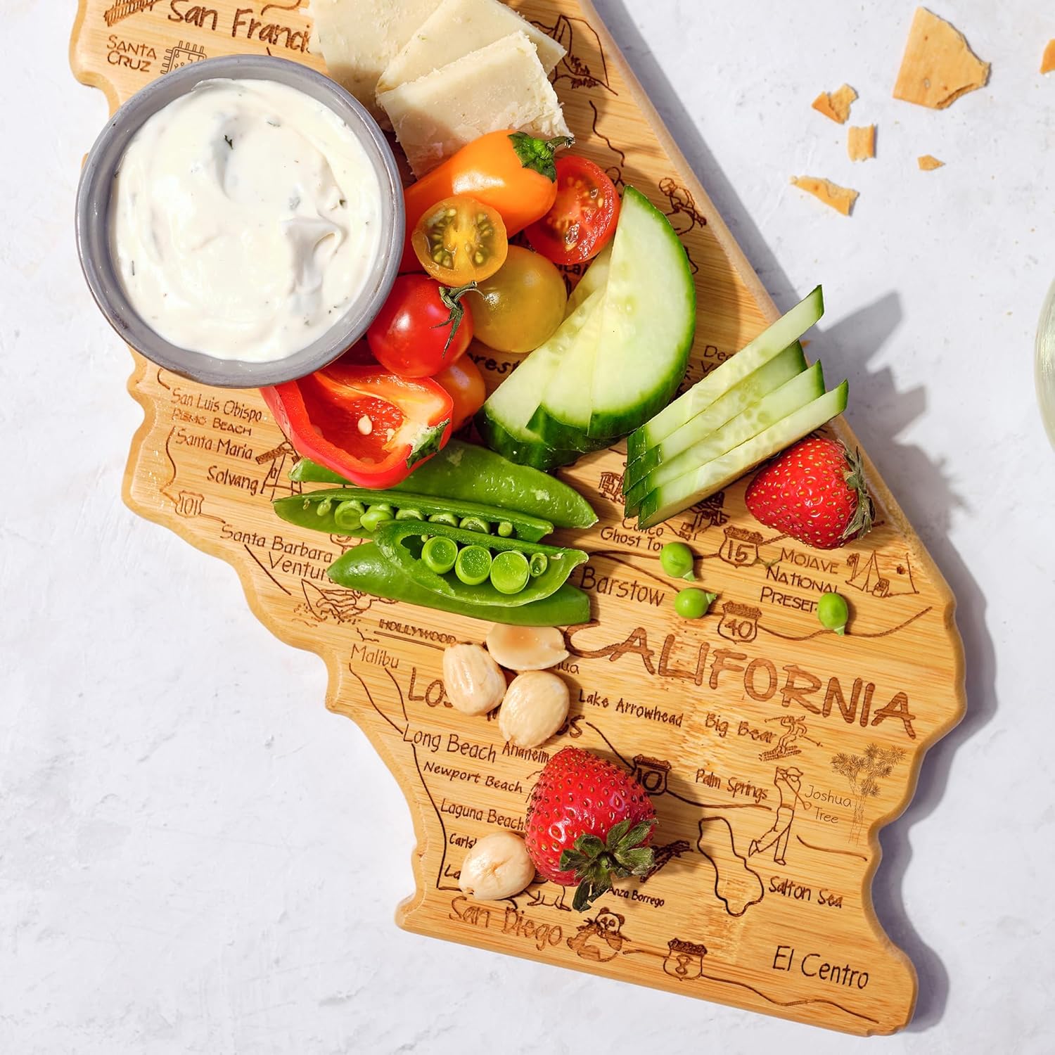 California State Shaped Serving and Cutting Board Y7380