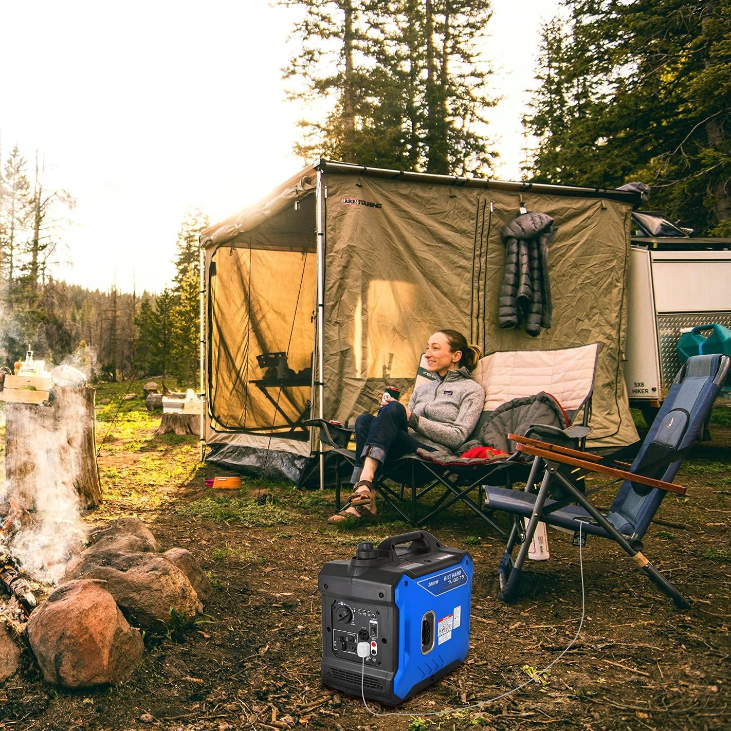 Portable Inverter Generator 2000 Watt Gas Powered G1980