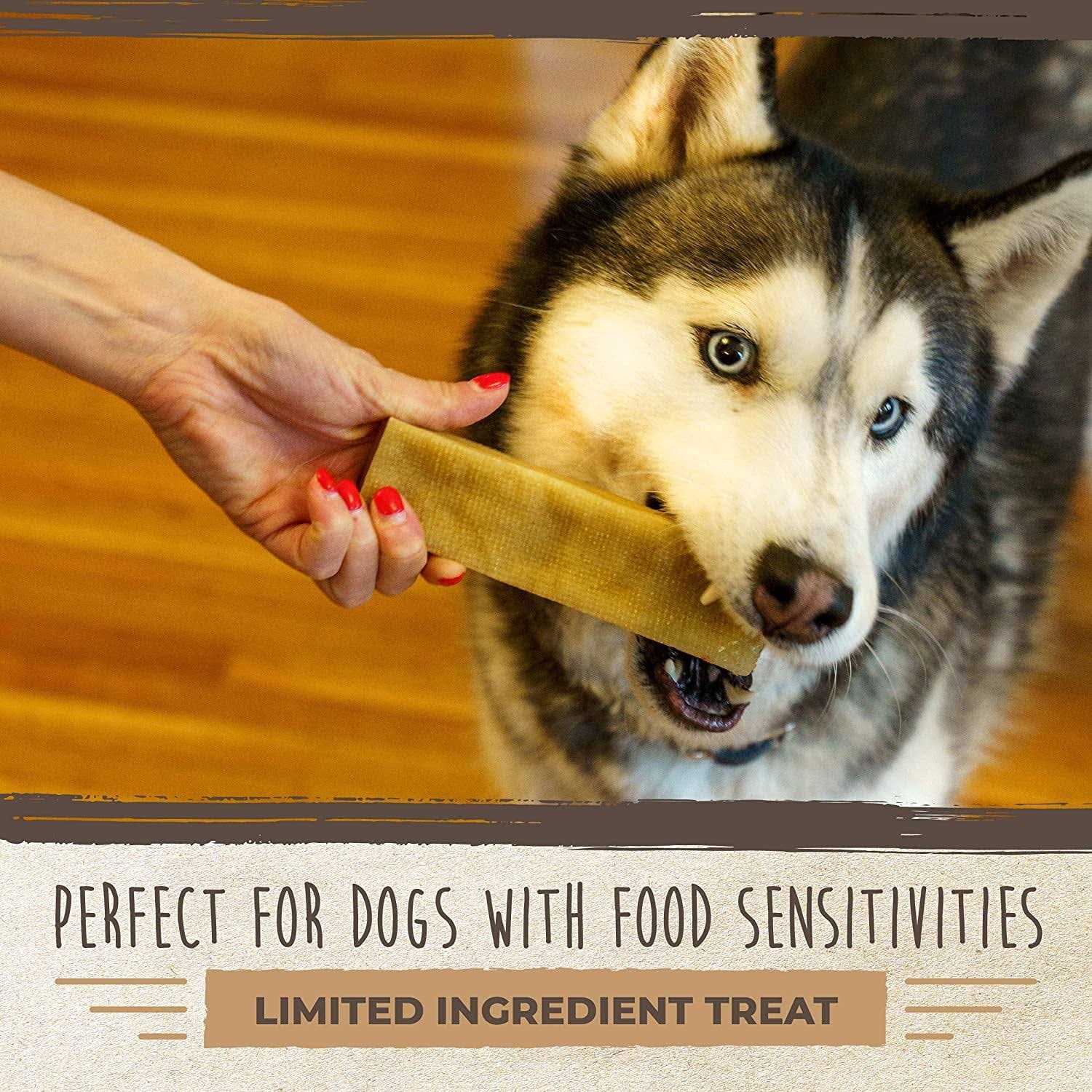 Yak Cheese Chews for Dogs All-Natural Long Lasting Pet Treats Odorless F87341