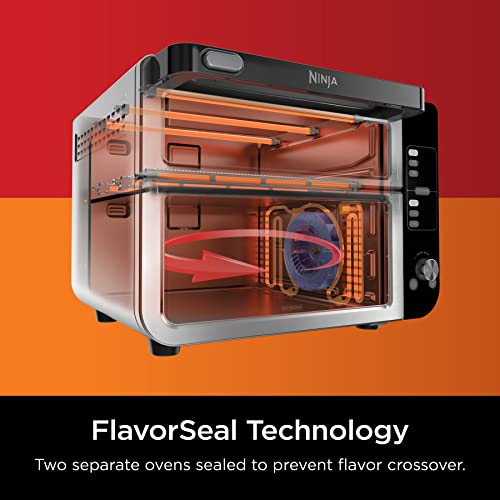 12-in-1 Double Oven with FlexDoor, Stainless Steel D602