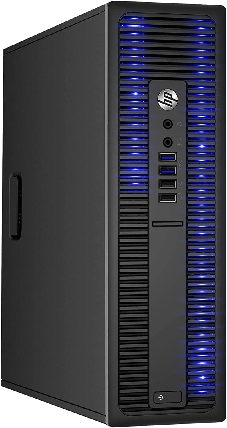 Desktop RGB Lights Computer AMD A-Series Processor Windows 10 Pro 64-bit Wi-Fi Gaming PC Keyboard Mouse Renewed 8 GB RAM 256 GB SSD W335