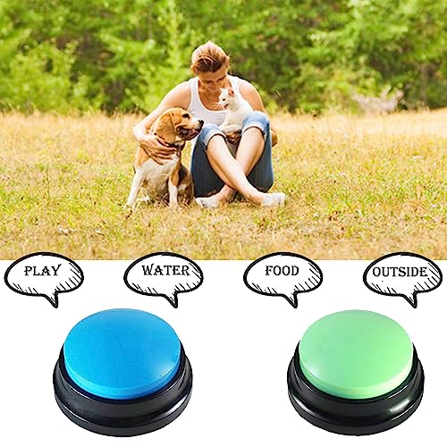 Green Orange Voice Recording Button for Pet Training Q97725