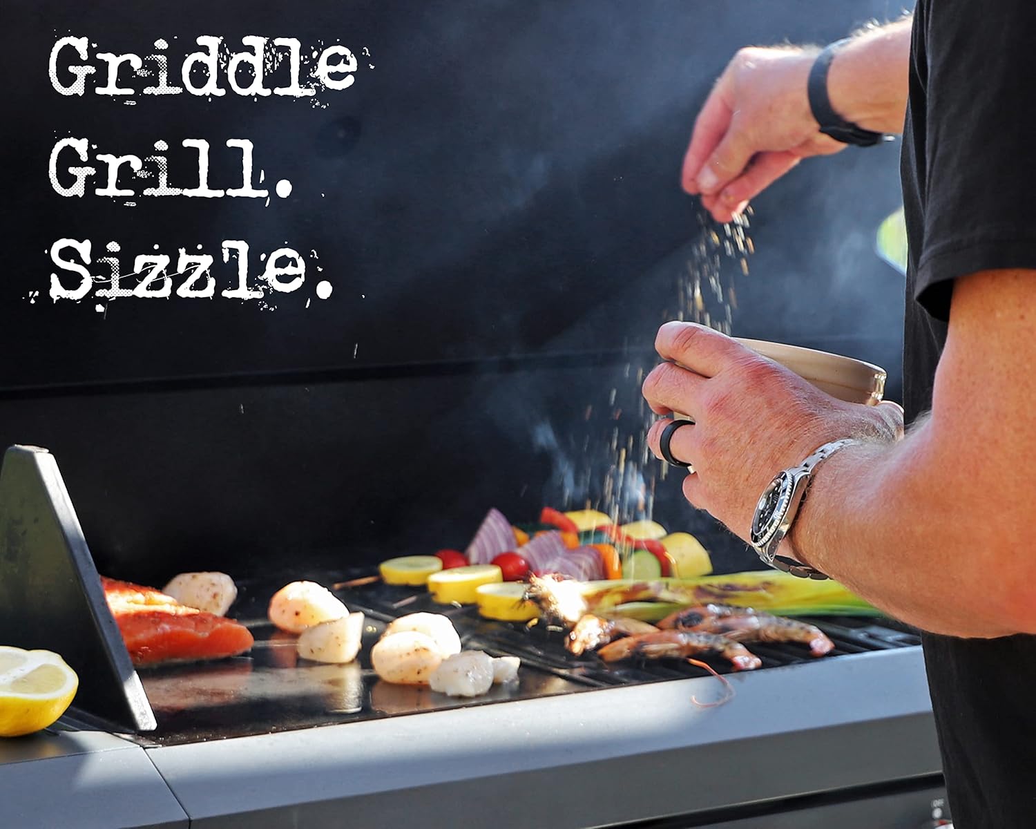 3-Burner Propane Gas BBQ Grill, Stainless Steel, Gray S47799