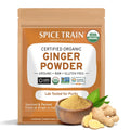 Organic Ginger Powder 454g 100% Raw Ground Ginger Root Powder in Resealable Zip Lock Pouch V382