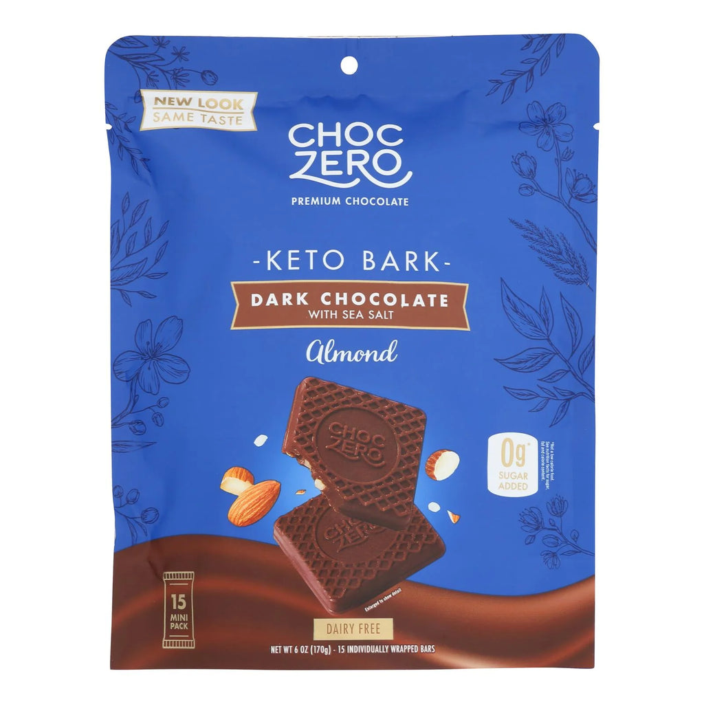 Case of 12-6 OZ Dark Chocolate Almonds Z3155